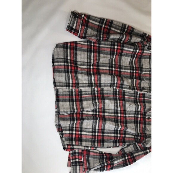 RED HEAD Men's XLarge Flannel Long Sleeve Shirt Red Plaid Cotton Bass Pro - Picture 2 of 8